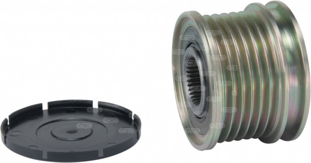 Koło pasowe z wolnobiegiem alternatora HC Cargo 332033 – śr. 49.30 mm, rowki 6
