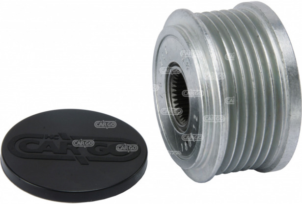 Koło pasowe z wolnobiegiem HC Cargo alternatora HC Cargo 332297 – śr. 61.50 mm, rowki 6