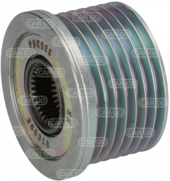 Koło pasowe z wolnobiegiem HC Cargo alternatora HC Cargo 335264 – śr. 49.00 mm, rowki 7