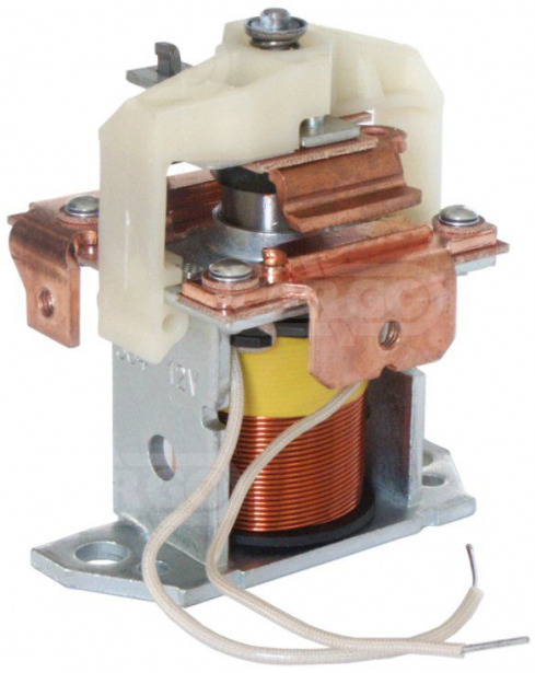 Wlacznik elektromagnetyczny - ZM rozrusznika HC Cargo 130281 – 12V, śr. 86.00 mm, b+ Cable