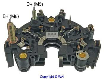 Mostek prostowniczy alternatora IBR844