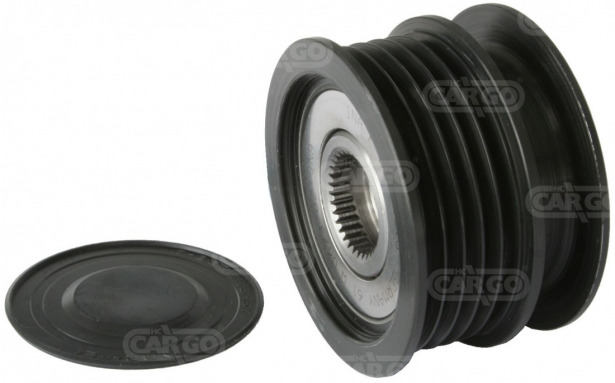 Koło pasowe z wolnobiegiem alternatora HC Cargo 138282 – śr. 55.90 mm, rowki 5