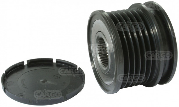 Koło pasowe z wolnobiegiem alternatora HC Cargo 139281 – śr. 49.40 mm, rowki 6