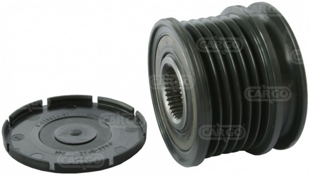 Koło pasowe z wolnobiegiem alternatora HC Cargo 230292 – śr. 49.70 mm, rowki 6