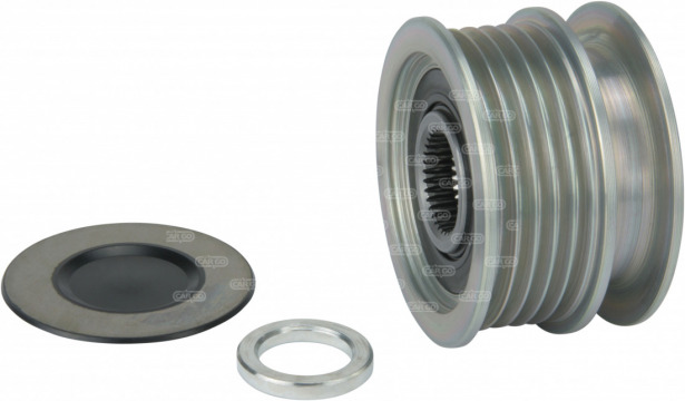 Koło pasowe z wolnobiegiem alternatora HC Cargo 230309 – śr. 55.90 mm, rowki 5