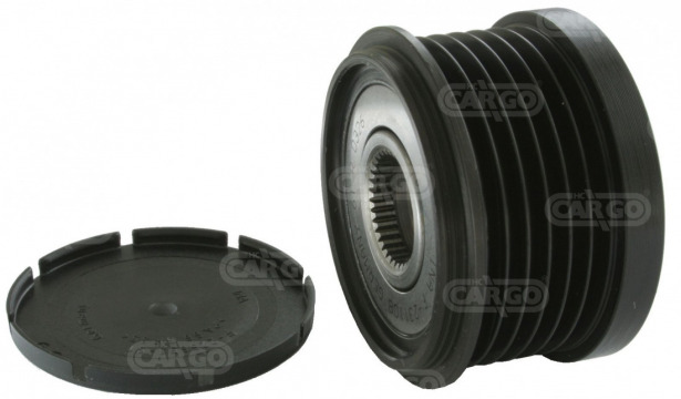 Koło pasowe z wolnobiegiem alternatora HC Cargo 230314 – śr. 55.70 mm, rowki 6