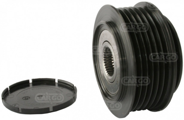 Koło pasowe z wolnobiegiem alternatora HC Cargo 230520 – śr. 67.80 mm, rowki 6