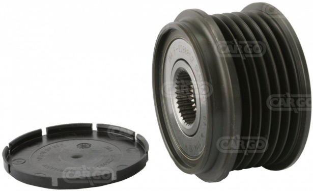 Koło pasowe z wolnobiegiem alternatora HC Cargo 230522 – śr. 55.90 mm, rowki 6