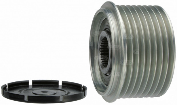Koło pasowe z wolnobiegiem alternatora HC Cargo 235504 – śr. 57.40 mm, rowki 8