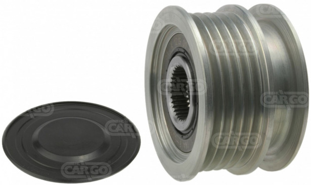 Koło pasowe z wolnobiegiem alternatora HC Cargo 235507 – śr. 55.90 mm, rowki 5
