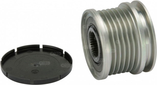 Koło pasowe z wolnobiegiem alternatora HC Cargo 235695 – śr. 49.40 mm, rowki 6