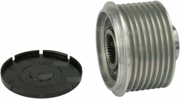 Koło pasowe z wolnobiegiem alternatora HC Cargo 235716 – śr. 57.40 mm, rowki 8