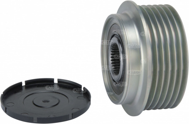 Koło pasowe z wolnobiegiem alternatora HC Cargo 330185 – śr. 62.40 mm, rowki 6